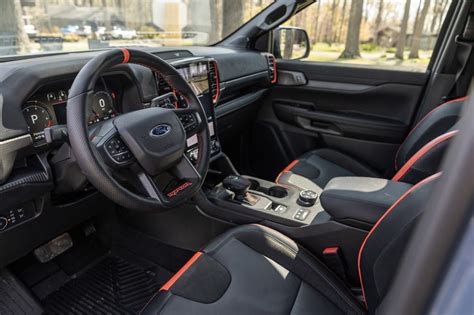 View Interior Photos of the 2024 Ford Ranger Raptor