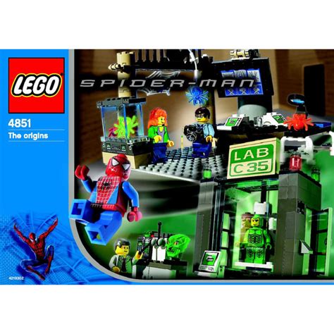 LEGO Spider-Man and Green Goblin -- The origins Set 4851 Instructions ...