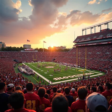 Boston College Eagles Football Stadium Scene | Stable Diffusion Online