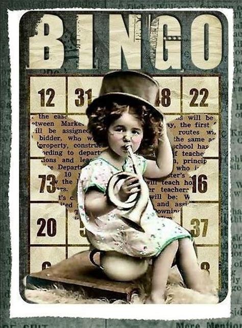 Altered Art Bingo Cards With Vintage Children for Tags or ATC - Etsy | Bingo cards, Bingo ...