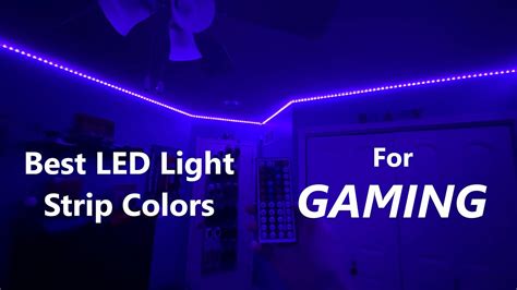 The FIVE BEST LED Light Colors for Gaming! - YouTube