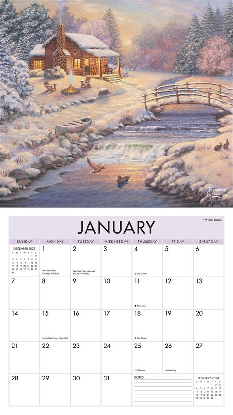 2024 Wall Calendars At Amazon Canada Online - Denny Felicle