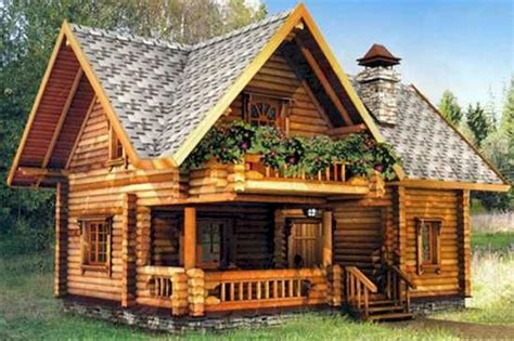 70 Fantastic Small Log Cabin Homes Design Ideas (39) | Small log cabin, Modern cottage, Cabins ...