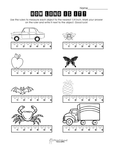 Measurement Worksheets 2nd Grade