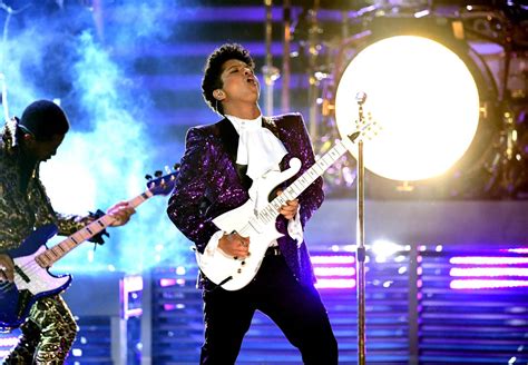 Bruno Mars headlines Prince tribute at the Grammy Awards