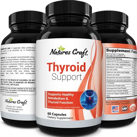 Natures Craft Thyroid Support Supplement Energy Hormone Balance & Health Rejuvenate Vitality ...