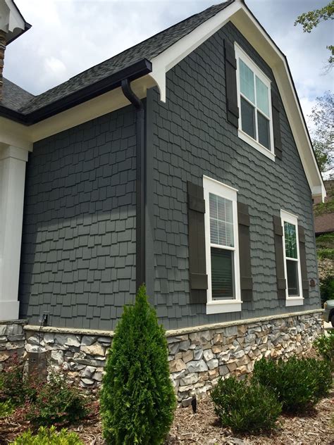 canyon ledge cape cod gray - Google Search | Gray house exterior ...