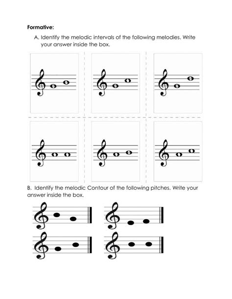 Musical Contour and Interval worksheet | Live Worksheets - Worksheets ...