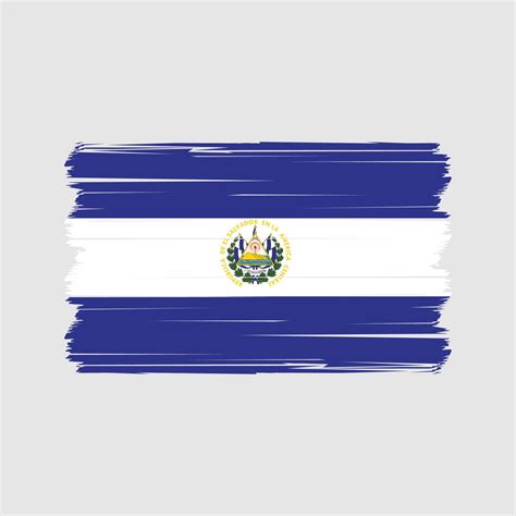 El Salvador Flag Vector. National Flag Vector 11482365 Vector Art at ...