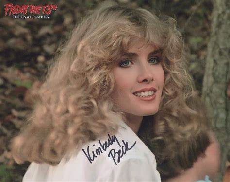 KIMBERLY BECK Signed Friday 13th Final Chapter 10 X 8 Signed Photo A.F.T.A.L. Registered Dealer ...