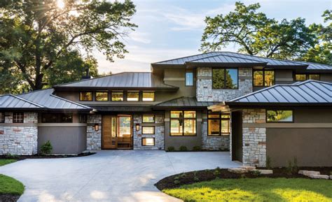 A Prairie-style Home by Bruce Lenzen Design/Build - Midwest Home | Prairie style houses, Modern ...
