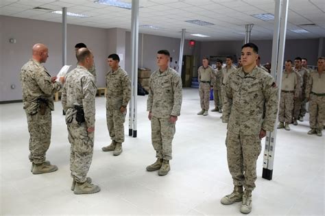 Marines promoted in Helmand province, Afghanistan