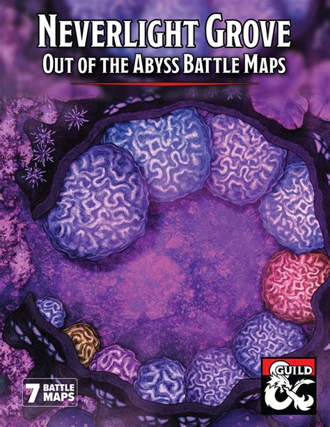 Out of the Abyss Maps: Neverlight Grove Named Locations - Dungeon Masters Guild | DriveThruRPG.com