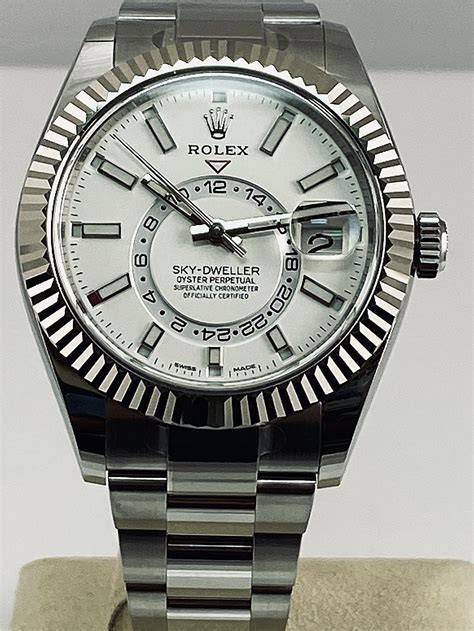 2020 White Rolex Sky-Dweller Ref. 326934 | Ermitage Jewelers