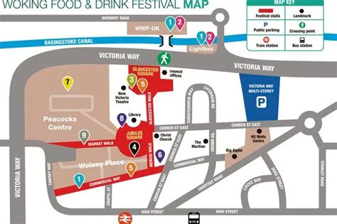 Woking Food and Drink Festival map and activity guide - Surrey Live