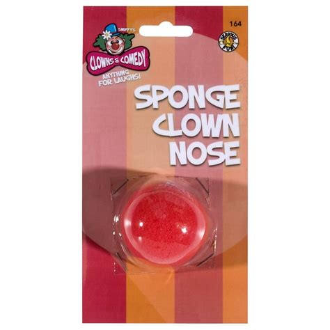 Red Clown Nose Adult Costume Accessory - Walmart.com