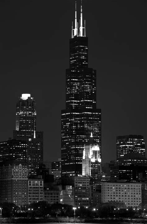 Sears Tower At Night