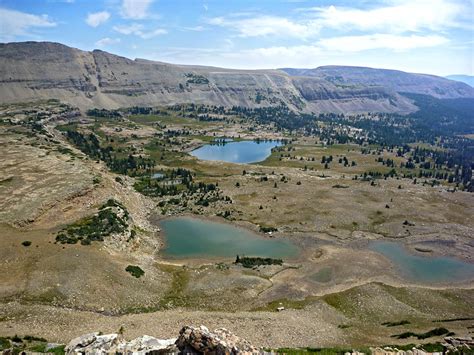 Lakes in the basin: Naturalist Basin, Uinta Mountains, Utah