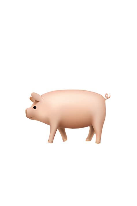 The emoji 🐖 depicts a cartoonish image of a pig. It has a round, pink ...