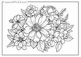13 Best Flower Coloring Pages Free  Printable – Artlex sketch template