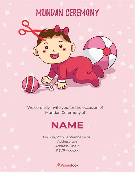 8+ Mundan Ceremony Invitations to Customize and Send - VenueLook Blog