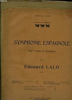 SYMPHONIE ESPAGNOLE OP 21 by LALO EDOUARD: Sheet Music | Le-Livre