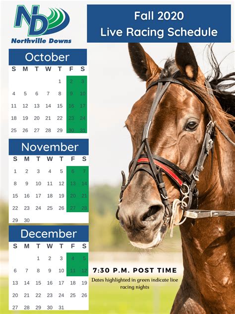 Thistledown Live Racing Calendar 2023 - Printable Word Searches