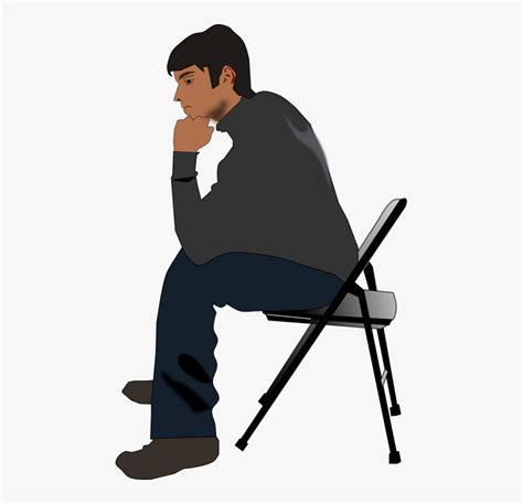 All Photo Png Clipart Person Sitting In Chair Clipart Transparent | The ...