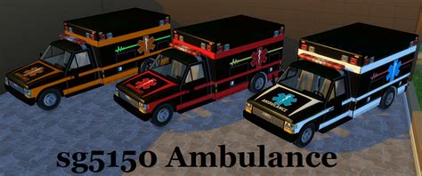 sg5150 Ambulance ozyman4 Design / Edits by sg5150 Ambulance: 8032 poly Sims 4 MediaFire ...