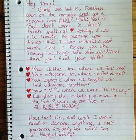 Top 10 Funny Break-Up Letters (10 Pics)