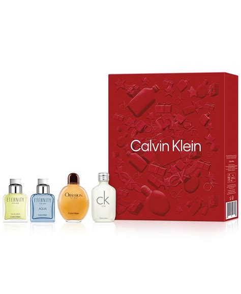 Calvin Klein 4-Pc. Men's Cologne Gift Set - Macy's