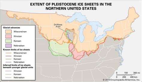 Ice Age North America Map - Map