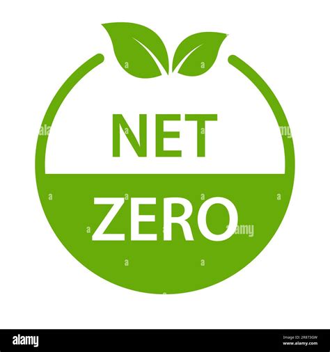 net zero carbon footprint icon vector emissions free no atmosphere ...