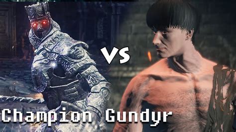 หัวเห็ดพิฆาต - Champion Gundyr Boss Fight - YouTube