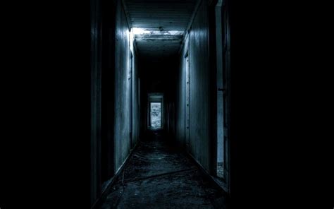 Download Dark Scary Haunted Hallway Wallpaper | Wallpapers.com