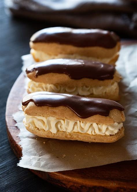 Chocolate éclairs - Flour and Aprons | Eclair recipe, Dessert recipes ...