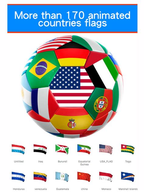 Flags Stickers of the World Countries all 3d Emoji by Nayer Abu Soud