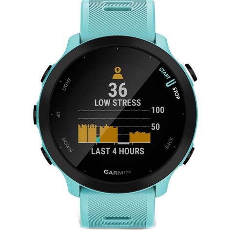 Garmin Forerunner 55 GPS Running Smartwatch (Aqua) 010-02562-02