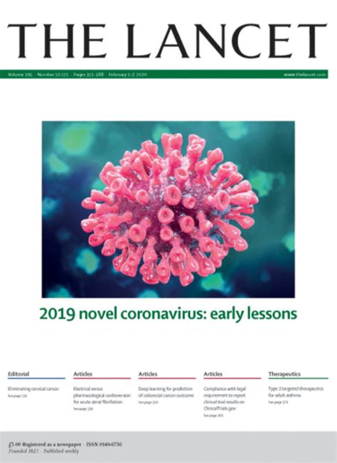 "The Lancet" Announces New Color Pictures of Coronavirus - Task Boot