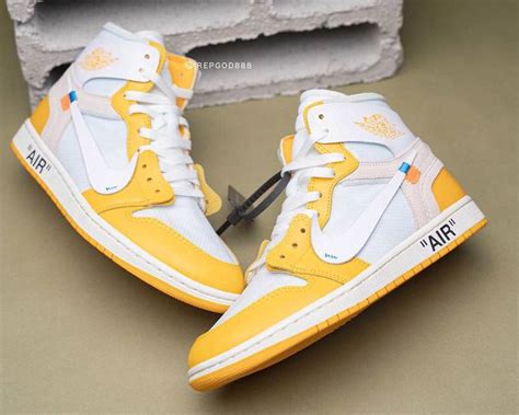 OFF-WHITE x Air Jordan 1 "Canary Yellow" Release Date 2021 | Nice Kicks