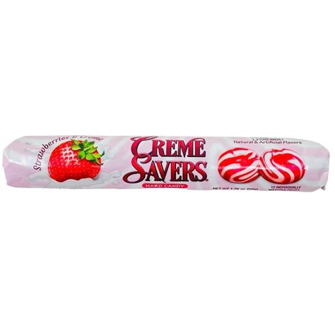 Creme Savers Strawberry Hard Candy, 12 Pieces – Auntie K Candy