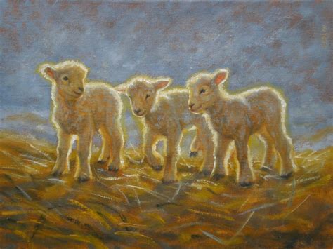 Lamb Painting at PaintingValley.com | Explore collection of Lamb Painting