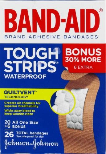 Band-Aid Tough Strips Waterproof Bandages, 26 ct - Kroger