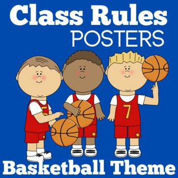 Basketball Theme Classroom | Rules by Green Apple Lessons | TpT