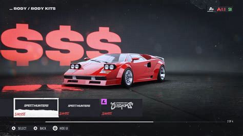 How to get Lamborghini Countach 25th Anniversary 1989 in Need for Speed Unbound