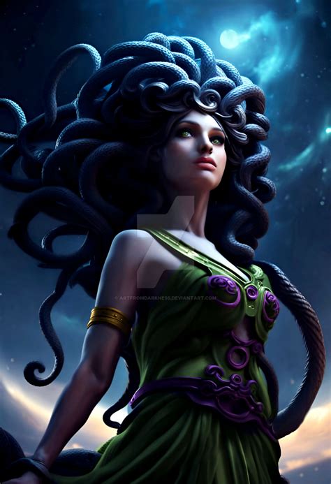 Stheno the Gorgon by ArtFromDarkness on DeviantArt