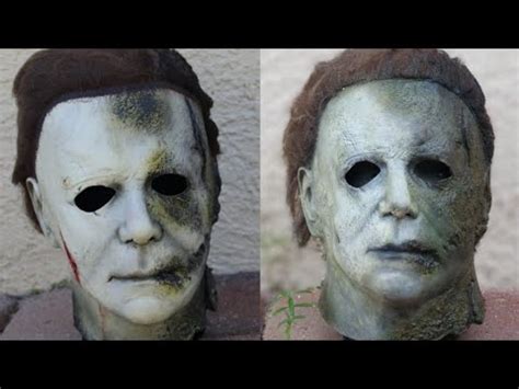 Michael Myers Halloween Kills Mask Repaint Tutorial: DIY Rehaul Trick ...