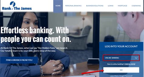 Bank of the James Online Banking Login - CC Bank