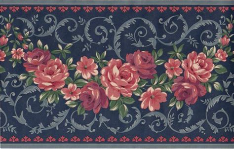 104 best Victorian Rose Wallpaper Border images on Pinterest | Rose wallpaper, Wallpaper borders ...