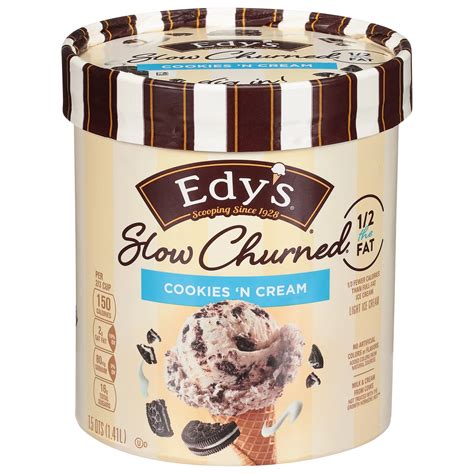 Dreyer's Slow Churned Cookies 'n Cream Light Ice Cream - Shop Ice Cream at H-E-B